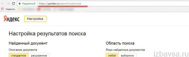 https://yandex.ru/search/customize